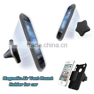 Factory OEM acceptable Supply New Magnetic Air Vent Mount for Car Cell phone GPS Tablet PC Universal Magnet Holder