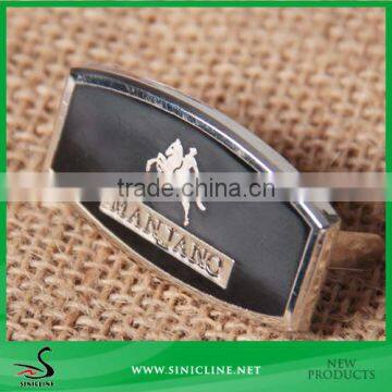 Sinicline Custom made luxury metal label with epoxy effect