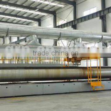 Low pressure epoxy pipe filament winding machine