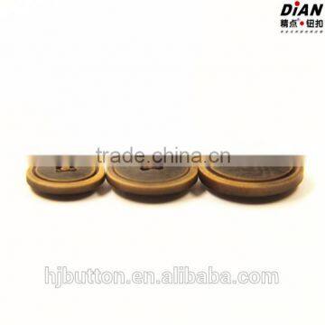 2016 DIAN wholesale custom buttons corozo nut button brown buttons