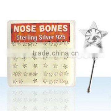 star shape nose bone