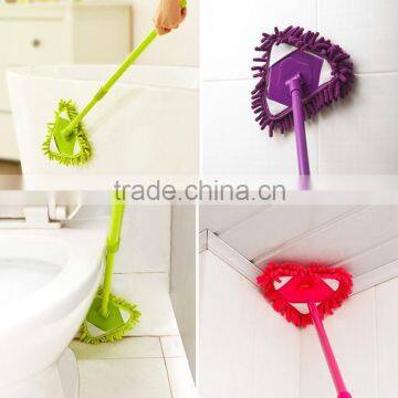 Alternative clean mop chenille mop 360 degrees telescopic convenient no dead Angle triangle mop