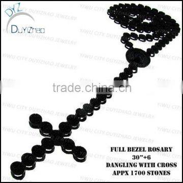 Hot Sale Bling Bling Hip Hop Rosary Necklace photo-2