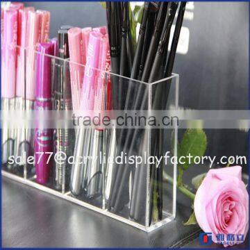 new design wholesale acrylic brush display stand makeup holder