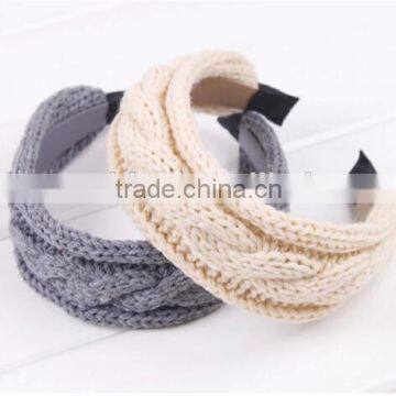 Crochet Headband For Women Knit Hair Band,Warm Plastic Headband Adult Headband