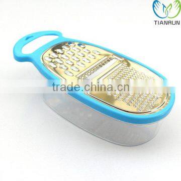 Hot Selling High Quality Multifunctional Circle-shaped Stainless Steel Kitchen Food Flat Grater