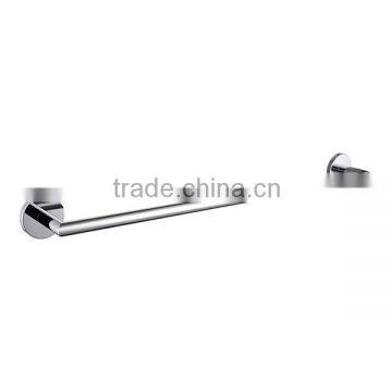 Modern Bathroom Designs Wall Mounted Brass Chrome Single Towel Bar Round Bathroom Accessories Fittings