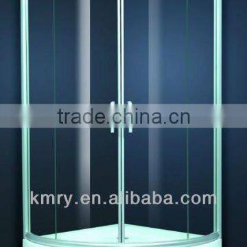 Curved Aluminum Sliding Door Shower Enclosures (KT6006)