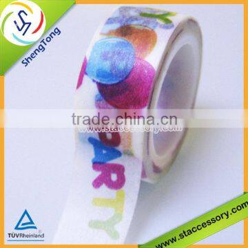 Various design custom crepe paper for masking tape