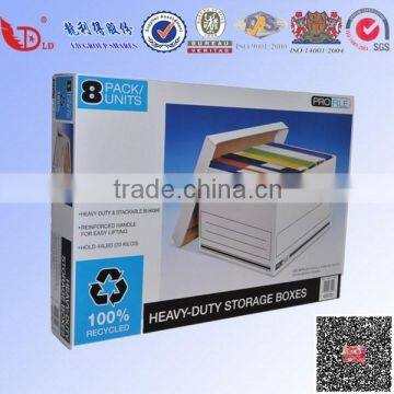 Great printing banker carton box ,special white paper box for delivery