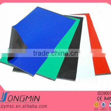 strong rubber magnet sheet with color tape