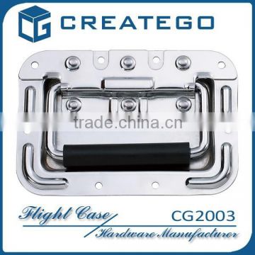 Flight case hardware Spring loaded recessed handle