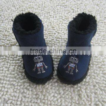 Premium quality indoor comfortable microsuede warm baby boots