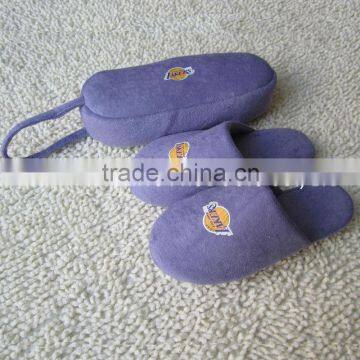 Preimum quality terry travel slippers with bag