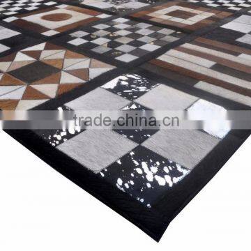 Hair-On Cowhide Leather Carpet M-82 photo-2
