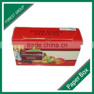 RECYCABLE CUSTOM MADE OFFSET PRINTING FRUIT PACKING BOX VEGETABLE BOX FOR SHIPPING