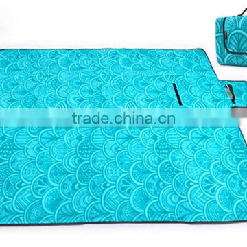 Promotional Adjustable Folding Beach Mat With Backrest