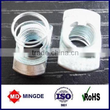 Spring T nut/ spring nut for Aluminum profile slot 8