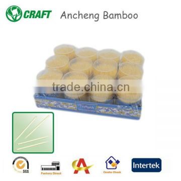 disposable single point bulk bamboo toothpicks in high quality