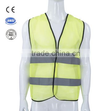 Cheap high visibility road traffic reflective safety vests