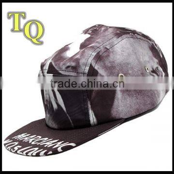 5panel fashion digital printing custom camper hats