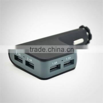 2016 Universal 4 USB Car Charger for Mobile and Tablet Devices Car USB Smart IC Charger Car Cellphone Accessories photo-4