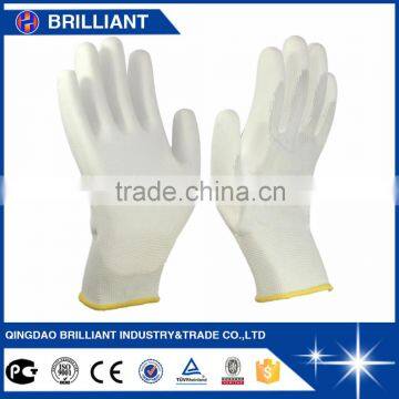 13 gauge polyester liner palm coated PU glove