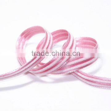 Pink velvet ribbon for decoration