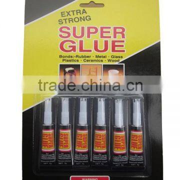 3g Tube 6pcs Cyanoacrylate Adhesive 502 Super Glue