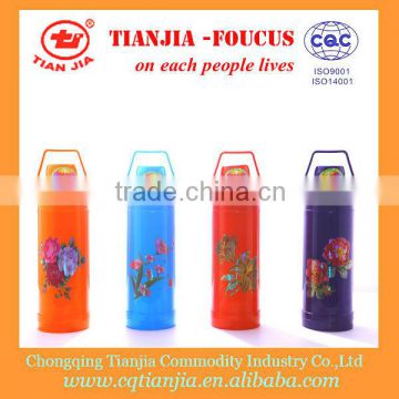 Cheapest Price,Solid Color Plastic Vacuum Flask 2L with hanle and lid ( 588 )