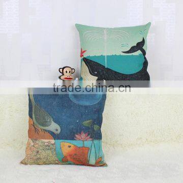 Creative logo custom printed cartoon art style 100 cotton pillow cases