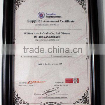 SUPPLIER ASSESSMENT CERTIFICATE