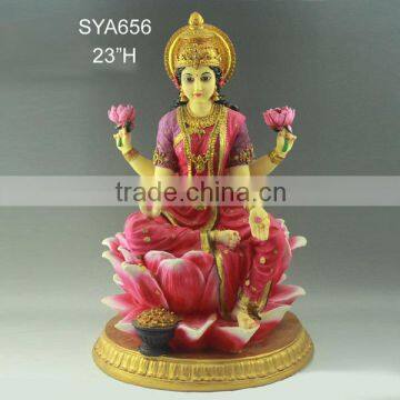 China factory wholesale resinic hindu god laxmi statues                        
                                                Quality Choice