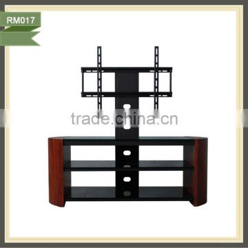 wooden lcd tv stand design metal tv trays RM017