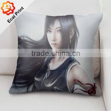 2016 beautiful silky decorative pillow for home