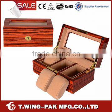 Zebra Strip Watch Display Box Monogrammed Watch Case Custom Logo for Watch Boxes