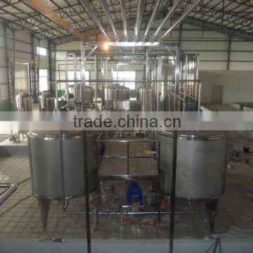 Fully automatic complete flavored yogurt making machinery with pouch package