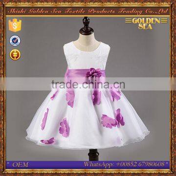 2016 Fashion Girl Ball Gown flower little princess girl dress