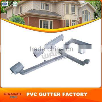 Online Shopping Wanael 5.2inch Vinyl Rainwater Gutter, Square Gutter End Cap photo-3