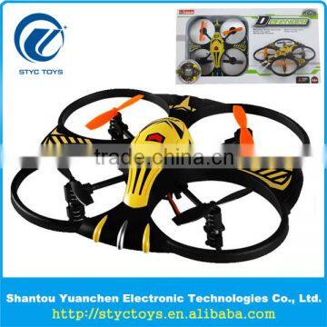 Cool design radio control style telecontrol helicopter drone saucer quadcopter for beginners