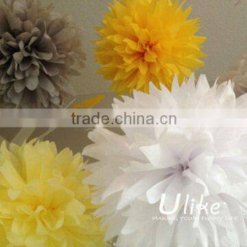 15inch Yard Tissue Paper Pom Poms Flower Balls hanging flower ball