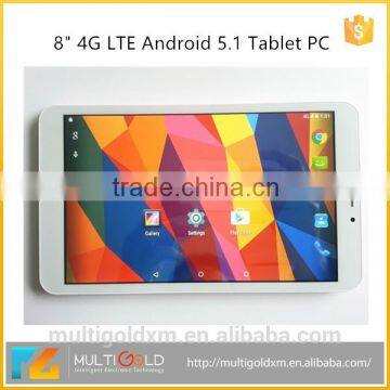 8 inch IPS Screen MTK8735 Quad Core 16GB FM GPS WIFI Bluetooth 3G 4G LTE Android 5.1 Lollipop Tablet PC