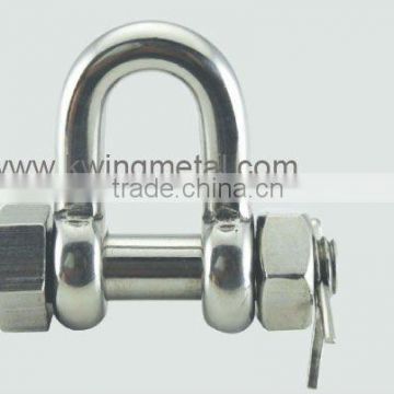 Stainless Steel Security D Shackle