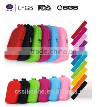 Lovely shaped silicone pencil case/cute cheap pencil cases/silicone rubber pencil case