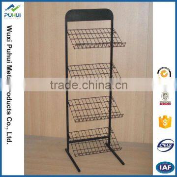 Hot New Products Metal Wire Floor Display Rack Multilayer photo-5