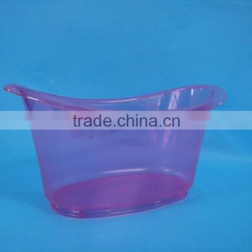 plastic mini bathtub, plastic gift bathtub container, PS container