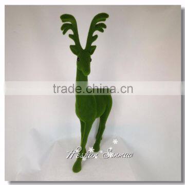 Hot sale artificial moss dear topiary animal for wedding decor