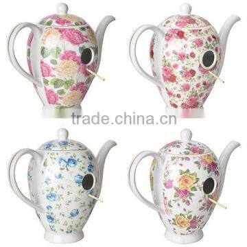 Hanging Teapot Ceramic Bottle Bird Feeder photo-3