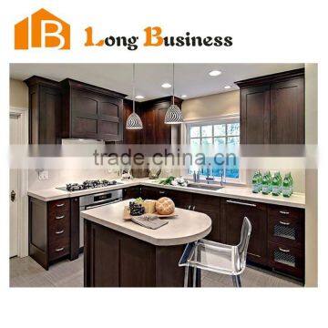 LB-JL1111 Solid wood commercial kitchen cabinet, free kitchen design