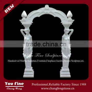 Natural Simple Marble Carving Door Surround For Sale